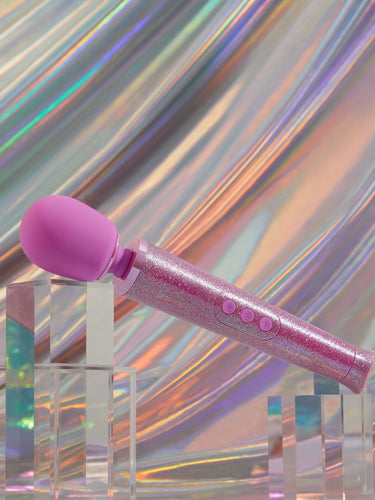 Le Wand Petite All That Glimmers Body Massager Pink