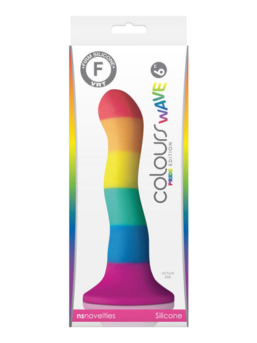 NS Novelties Colours Pride Edition Wave Dildo 19 cm