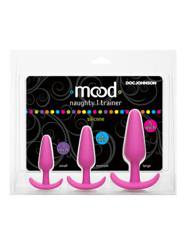 Doc Johnson Mood Naughty 1 Anal Trainer Set Pink