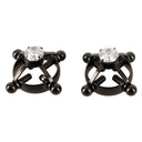 Bad Kitty Shiny Star Stainless Steel Nipple Clamps Black
