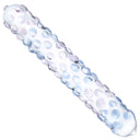 Gläs Purple Rose Nubby Glass Dildo 15.24 cm