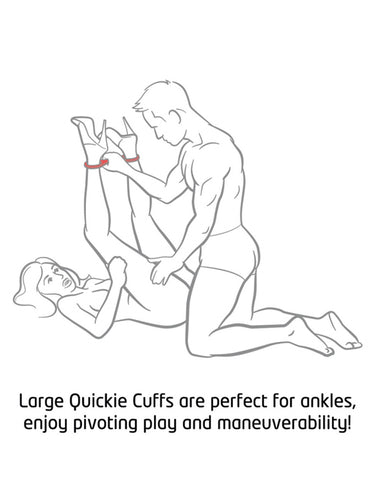 Creative Conceptions Quickie Cuffs Large Silicone Restraints