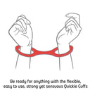 Creative Conceptions Quickie Cuffs Medium Silicone Restraints