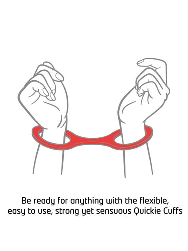 Creative Conceptions Quickie Cuffs Medium Silicone Restraints