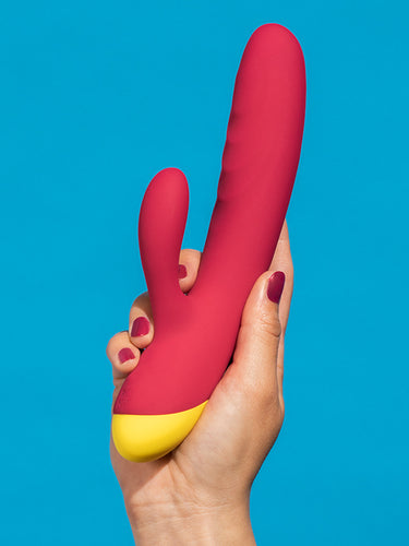 Romp Jazz Silicone Rabbit Style Dual Vibrator