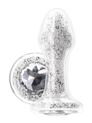 NS Novelties Stardust Glam Glass Butt Blug