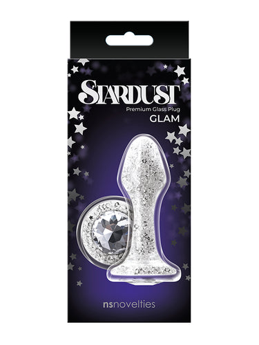 NS Novelties Stardust Glam Glass Butt Blug