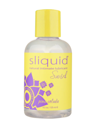 Sliquid Naturals Swirl Water-Based Pina Colada Lubricant