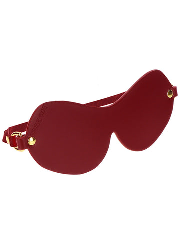 Taboom Red Faux Leather Avantgarde Blindfold