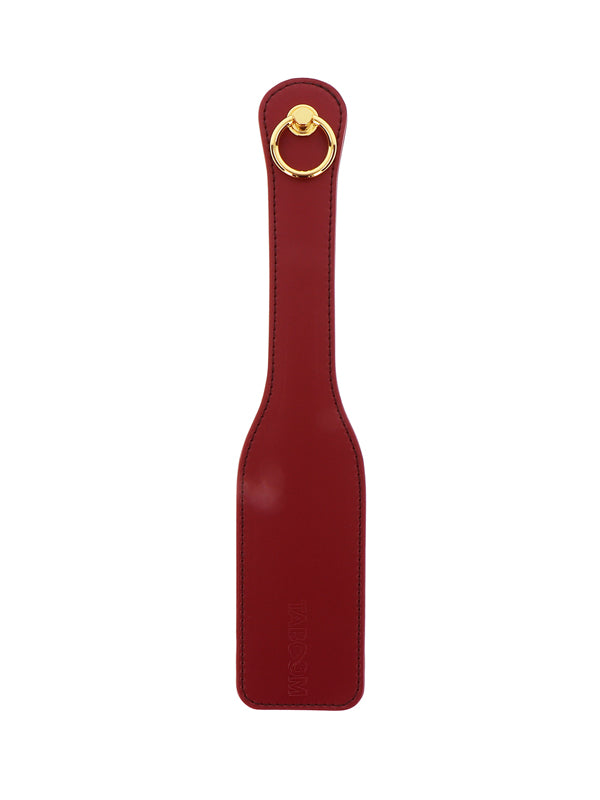 RED FAUX LEATHER PADDLE