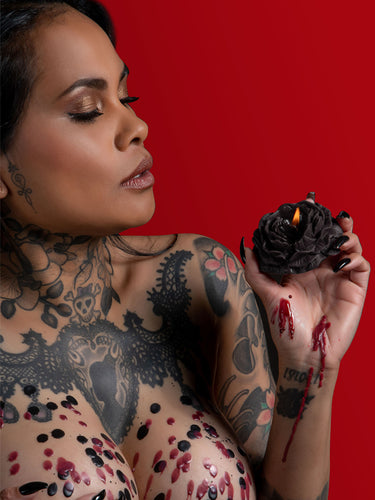 Taboom BDSM Rose Drip Wax Candle Set