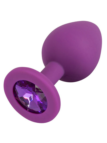 You2Toys Medium Purple Silicone Jewel Butt Plug