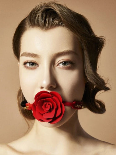 ZALO Silicone Rose Ball Gag